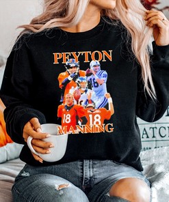 Denver Broncos Peyton Manning Tee, Nfl Fan Gift Idea