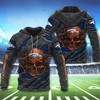 Denver Broncos Skull 3D Hoodie - Perfect Gift For Fans
