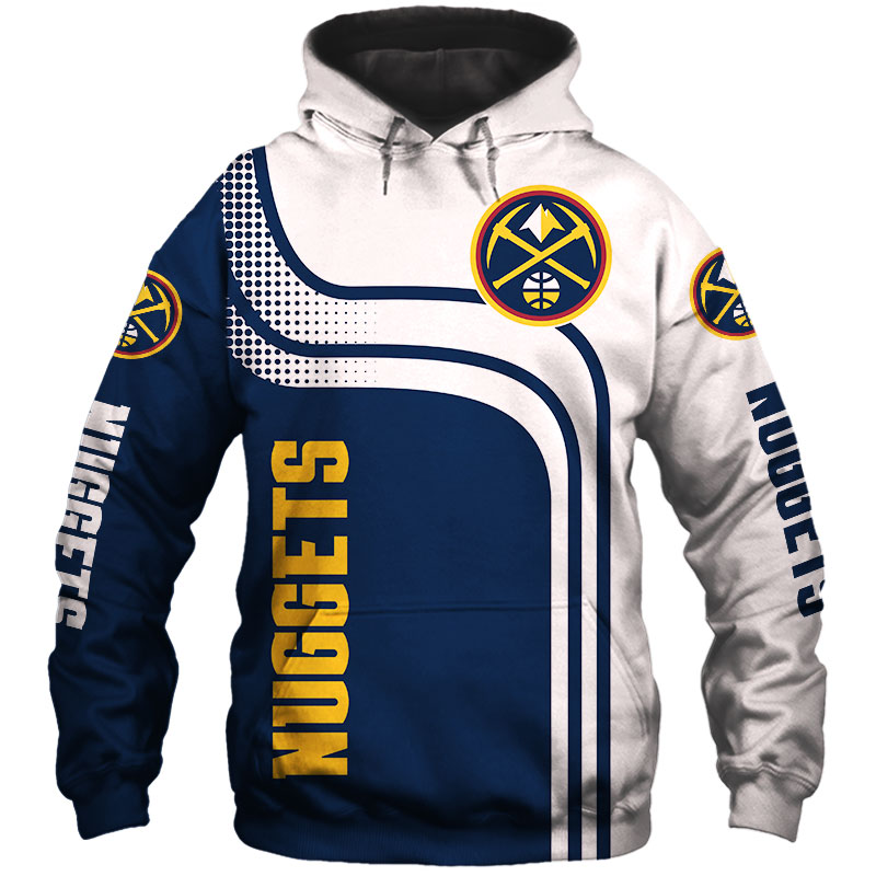 Denver Nuggets 3D All-Over Print Zip Up Hoodie - Nhl Fan Gift