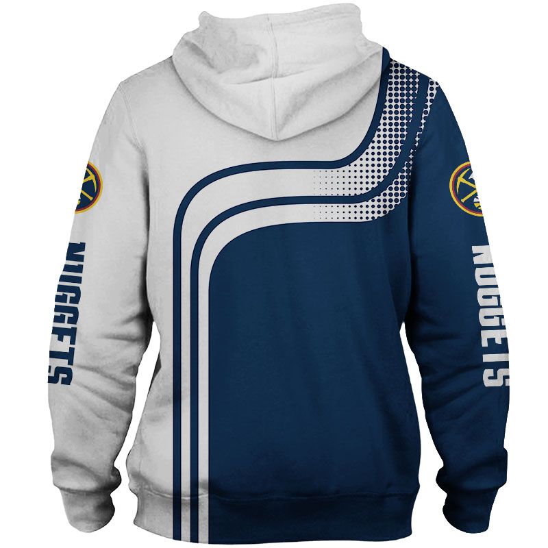 Denver Nuggets 3D All-Over Print Zip Up Hoodie - Nhl Fan Gift