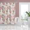 Desert Rose Boho Floral Shower Curtain For Kids Bathroom Decor