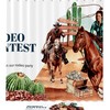 Desert Shower Curtain - Cowboy Horse Cactus Print With Waterproof Fabric For A Southwestern Bath Decor