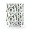 Desert Vibes Shower Curtain Featuring Southwestern Cactus - Capture The Beauty Of Desert Life In Your Bathroom