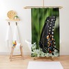 Designer Butterfly Shower Curtain - Beautiful Swallowtail Bath Curtain For A Luxurious Look