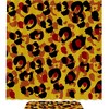 Designer Leopard Print Shower Curtain, Fashion-Forward Bathroom Decor