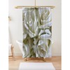 Designer White Roses Bathroom Decor Shower Curtain, Elegant and Romantic for Rose Lovers