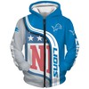 Detroit Lions 3D Hoodie Pullover Zip Hoodie Nfl With All Over Print Design For Fans