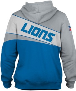 Detroit Lions Hoodie 3D All Over Print Zip Hoodie With Custom Design