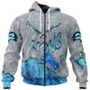 Detroit Lions Hoodie 3D Devil Eyes All Over Print Hoodie Gift For Fans