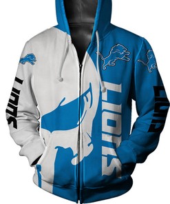 Detroit Lions Hoodie 3D Skull Printed Custom All Over Print Hoodie For Fans