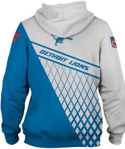 Detroit Lions Hoodie All Over Print Gift For Fan With Custom Design