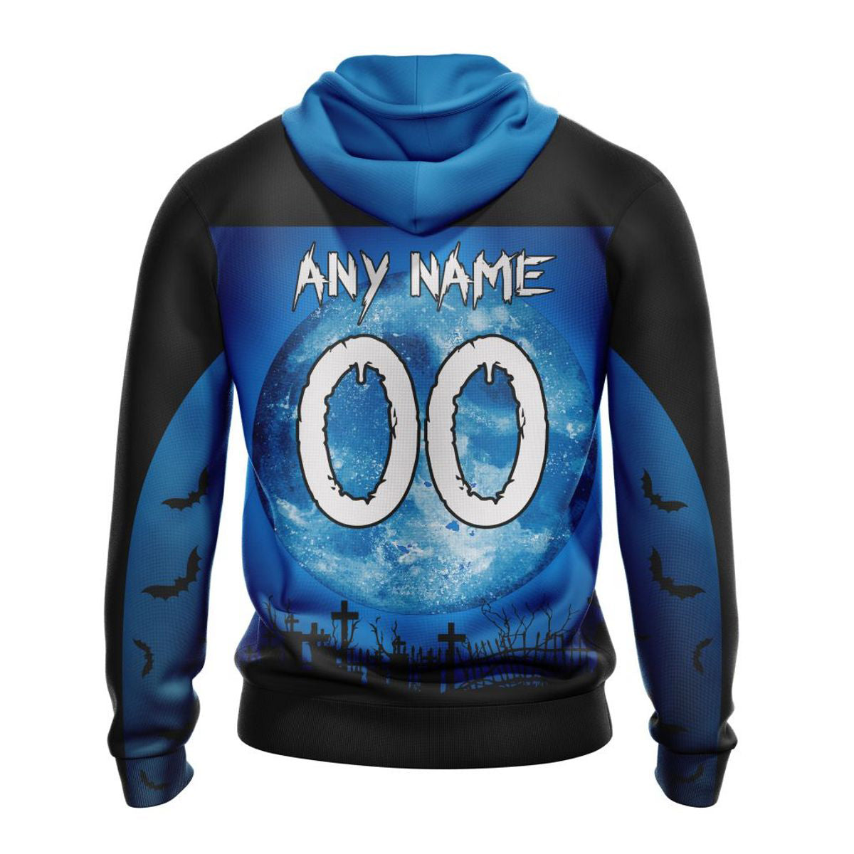 Detroit Lions Hoodie Halloween 3D All Over Print Custom Name & Number Gifts For Fans