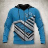 Detroit Lions No 1 All Over Print Zip Up Hoodie For Fans