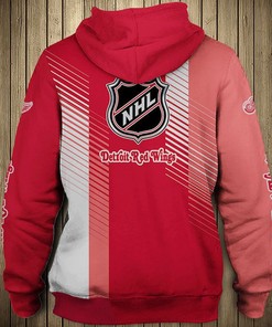Detroit Red Wings Cute Design All Over Print 3D Pullover Hoodie