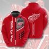 Detroit Red Wings Hockey Town All Over Print 3D Hoodie For Fans