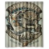 Devil Dog Usa Marine Corps Shower Curtain For Patriotic Bathroom