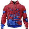 Devil Eyes All Over Print Buffalo Bills Hoodie 3D Gifts For Fans