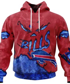 Devil Eyes All Over Print Buffalo Bills Hoodie 3D Gifts For Fans