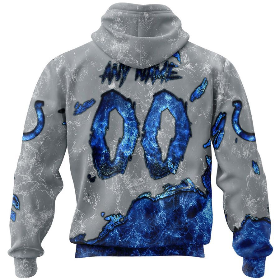 Devil Eyes Indianapolis Colts Hoodie 3D With All Over Print, Halloween Gift For Fans