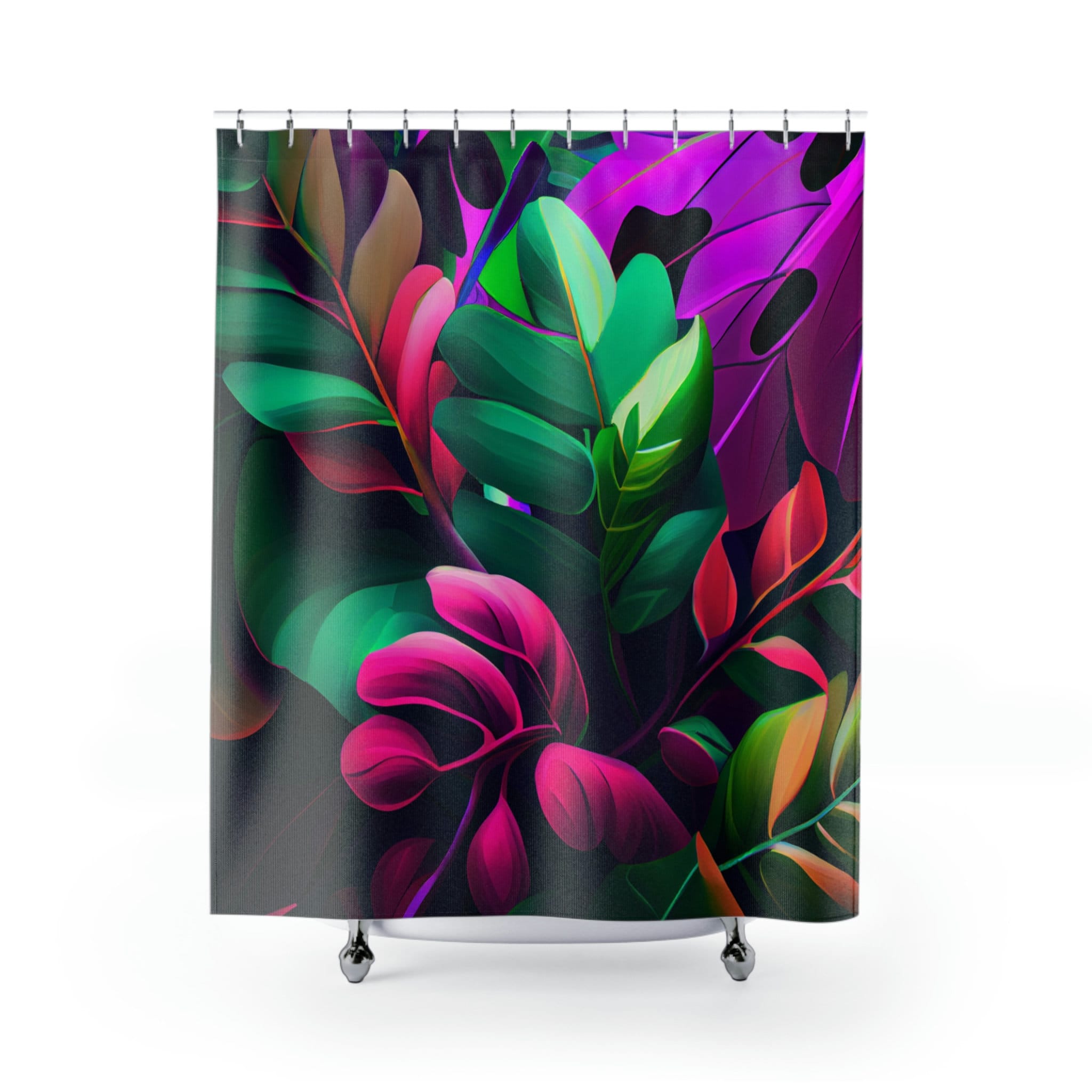 Digital Art Tropical Dreams Shower Curtain