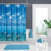 Digital Print Dolphin Shower Curtain That'S Waterproof And Mildew Resistant