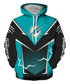 Digital Printed 3D Hoodie - Miami Dolphins Fans