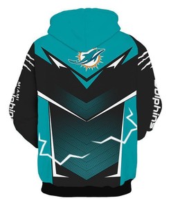 Digital Printed 3D Hoodie - Miami Dolphins Fans