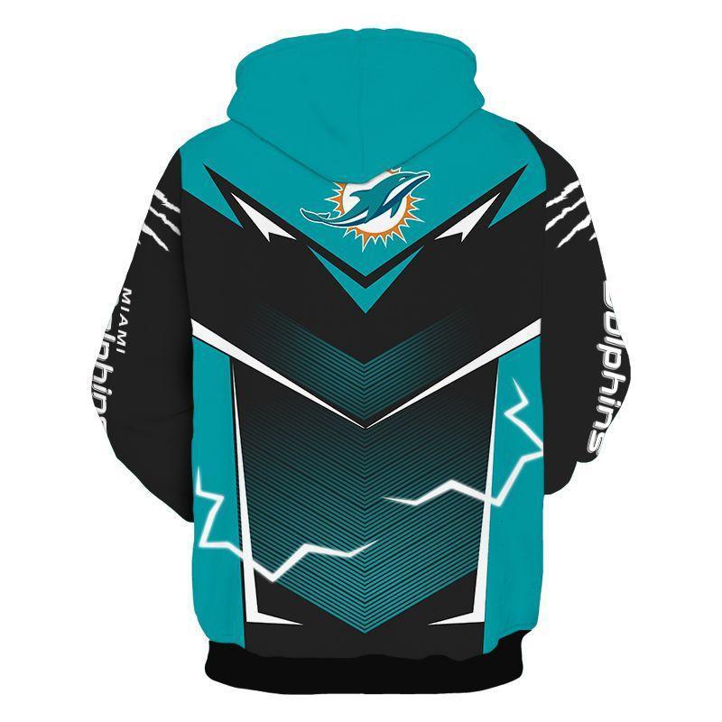 Digital Printed 3D Hoodie - Miami Dolphins Fans