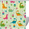 Dinosaur Eggs Printed Shower Curtain In Multiple Colors