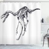 Dinosaur Shower Curtain For A Fun And Prehistoric Bathroom