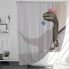 Dinosaur Unique Print Shower Curtain - Cartoon for Bathrooms Fabric