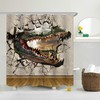 Dinosaur Waterproof Shower Curtain - Fun And Cute Dinosaur Prints