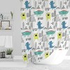 Dinosaurs Shower Curtain For Baby Boy Gift Bathroom Decor And Accessories