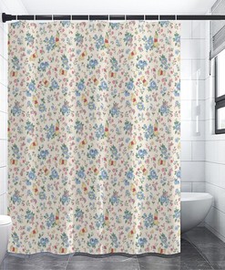 Disney Floral Pooh And Piglet Shower Curtain Adds A Touch Of Magic To Your Bathroom