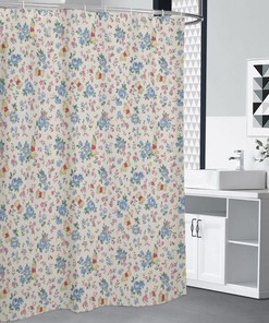 Disney Floral Pooh And Piglet Shower Curtain Adds A Touch Of Magic To Your Bathroom