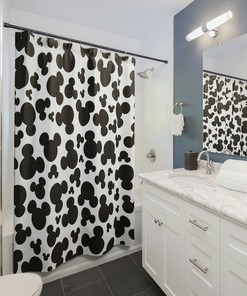 Disney Inspired Home Decor / Mickey Heads Shower Curtain / Bathroom Decor / Home Decor / Unique Shower Curtain