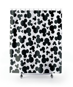 Disney Inspired Home Decor / Mickey Heads Shower Curtain / Bathroom Decor / Home Decor / Unique Shower Curtain