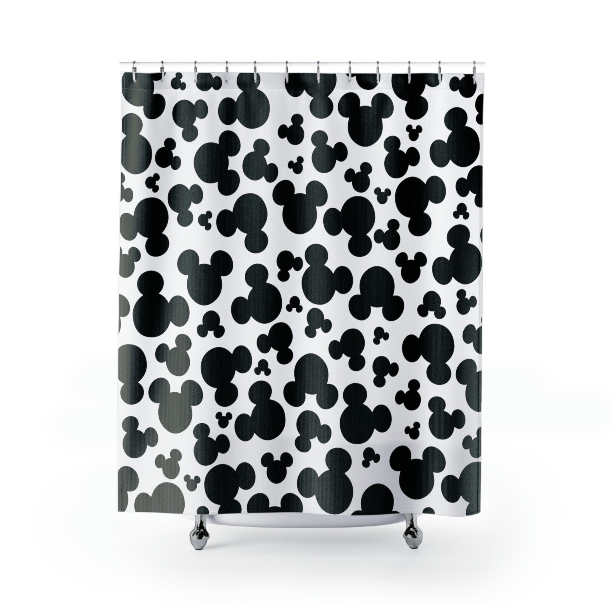 Disney Inspired Home Decor / Mickey Heads Shower Curtain / Bathroom Decor / Home Decor / Unique Shower Curtain