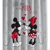 Disney Mickey Mouse & Minnie Mouse Love You to The Moon Shower Curtain for Kids Bathroom