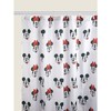 Disney Retro Mickey & Minnie Mouse Colorful Print Shower Curtain