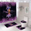 Divine Nature African American Shower Curtain 4 Piece Set
