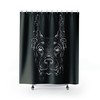 Doberman Dog Artistic Printed Shower Curtain For Bathroom, Dog Lover Gifts, Gift For Dog Mom & Dad, Dog Artwork Home