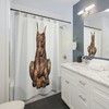 Doberman Dog Artistic Printed Waterproof Bathroom Shower Curtain, Dog Lover Gifts, Gift For Dog Mom & Dad, Dog