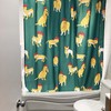 Dog Pattern Water Resistant Shower Curtain: A Playful Addition To Your Bathroom Decor
