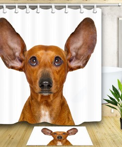 Dog Shower Curtain - Animal Prints