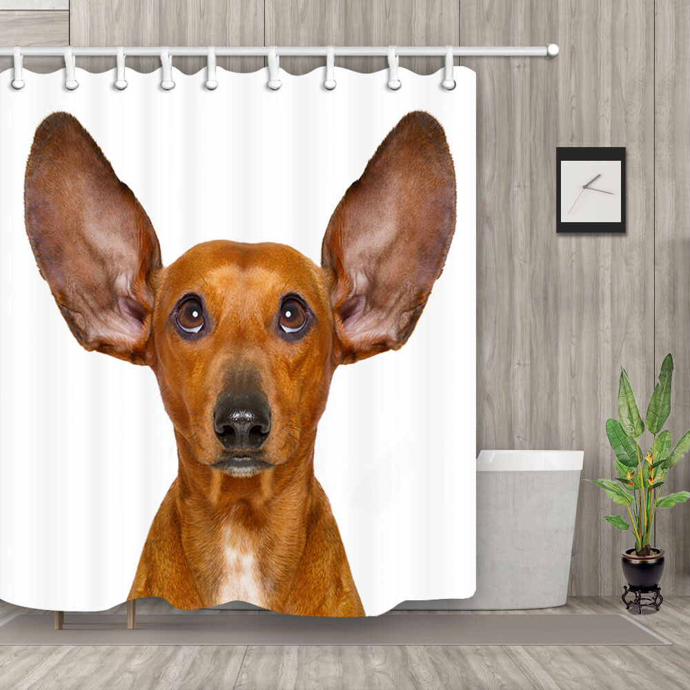 Dog Shower Curtain - Animal Prints - Image 2
