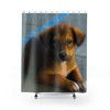 Dog Shower Curtain, Giovanni Deluca Print - Cute Bathroom Decor