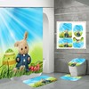 Dolls Waterproof Shower Curtain for a Lovely Easter - Shower Curtain Designs