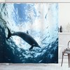 Dolphin Shower Curtain For Coastal Bathroom Decor