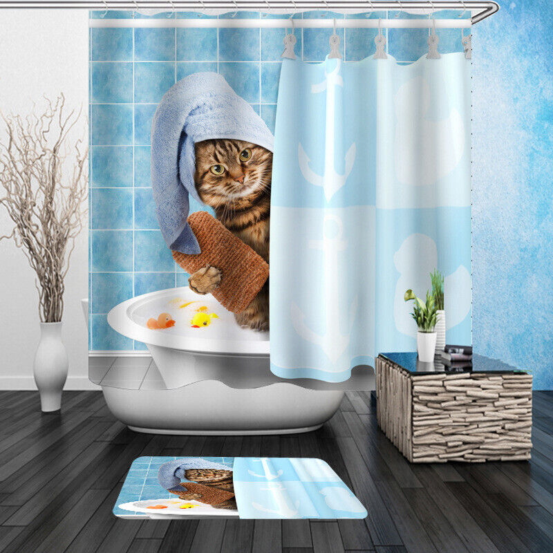 Dolphin Shower Curtain For Ocean-Inspired Bathroom Theme - Image 2